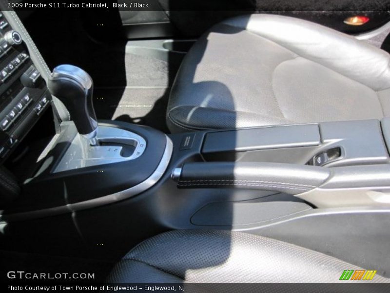 Black / Black 2009 Porsche 911 Turbo Cabriolet