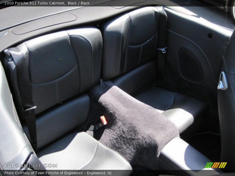 Black / Black 2009 Porsche 911 Turbo Cabriolet
