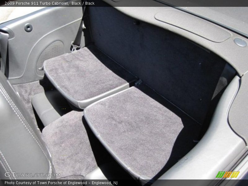 Black / Black 2009 Porsche 911 Turbo Cabriolet
