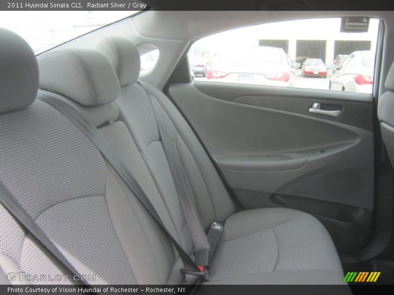 Radiant Silver / Gray 2011 Hyundai Sonata GLS