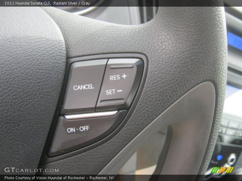 Radiant Silver / Gray 2011 Hyundai Sonata GLS