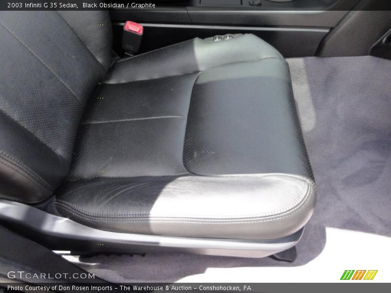 Black Obsidian / Graphite 2003 Infiniti G 35 Sedan