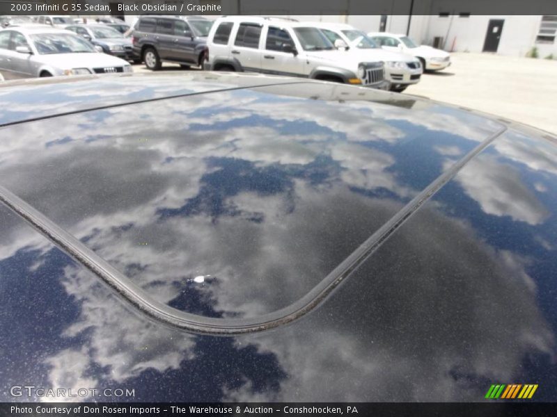 Black Obsidian / Graphite 2003 Infiniti G 35 Sedan