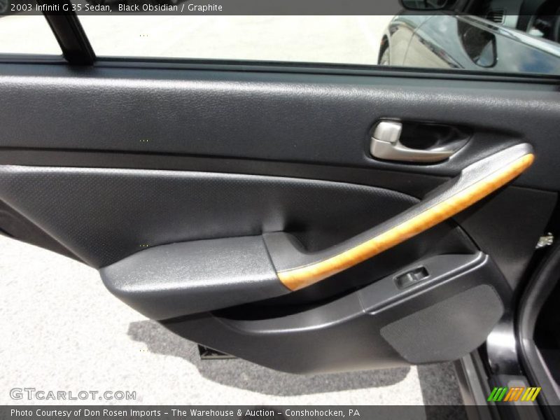 Black Obsidian / Graphite 2003 Infiniti G 35 Sedan