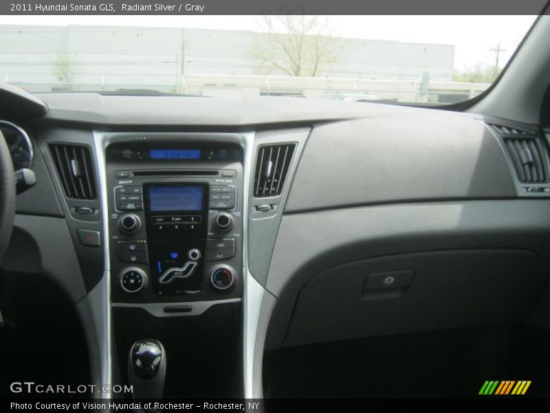 Radiant Silver / Gray 2011 Hyundai Sonata GLS