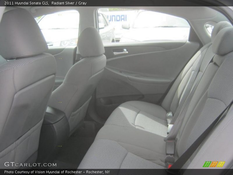 Radiant Silver / Gray 2011 Hyundai Sonata GLS