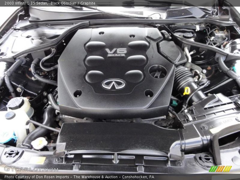 Black Obsidian / Graphite 2003 Infiniti G 35 Sedan