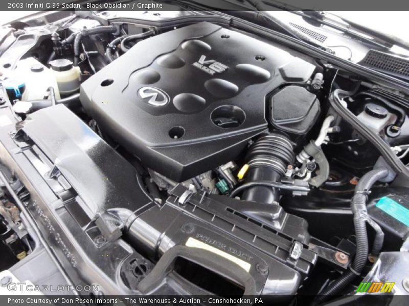 Black Obsidian / Graphite 2003 Infiniti G 35 Sedan
