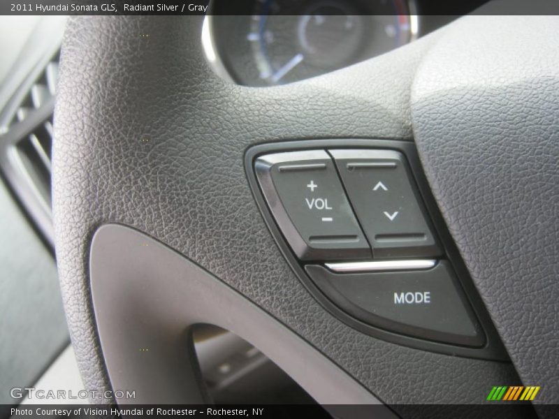 Radiant Silver / Gray 2011 Hyundai Sonata GLS