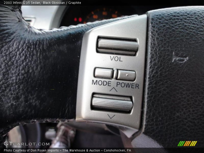 Black Obsidian / Graphite 2003 Infiniti G 35 Sedan