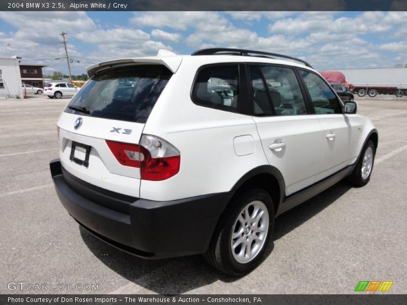 Alpine White / Grey 2004 BMW X3 2.5i