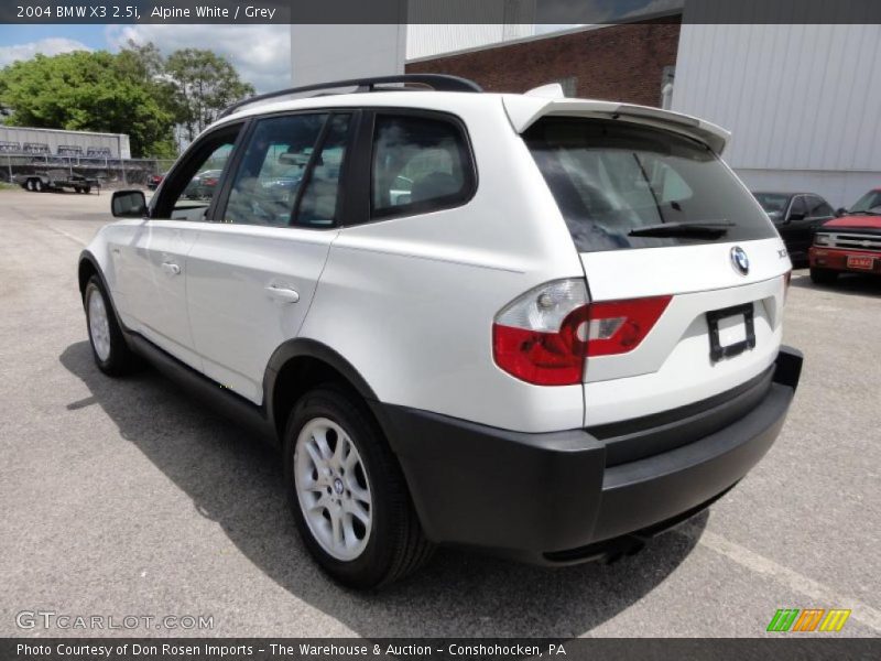 Alpine White / Grey 2004 BMW X3 2.5i