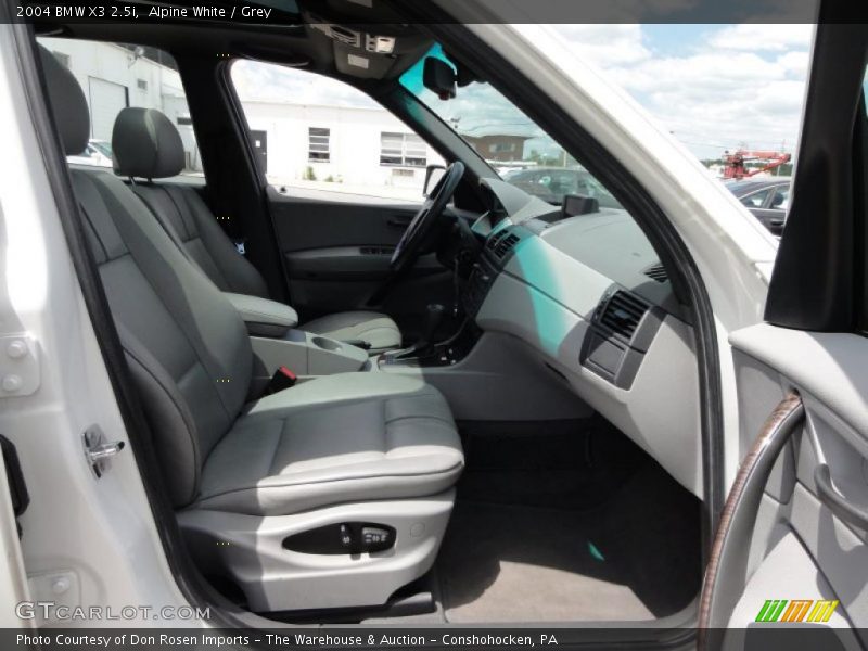 Alpine White / Grey 2004 BMW X3 2.5i