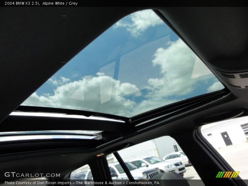 Alpine White / Grey 2004 BMW X3 2.5i