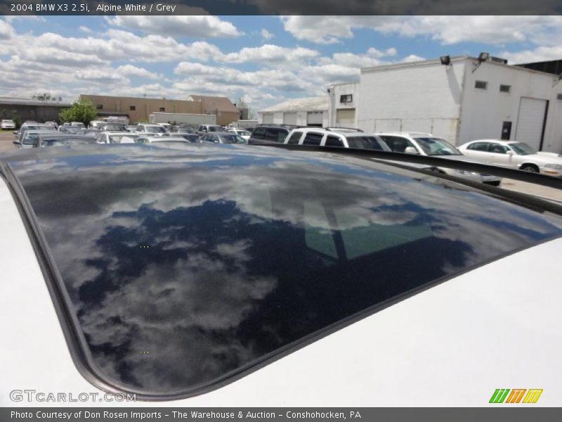Alpine White / Grey 2004 BMW X3 2.5i