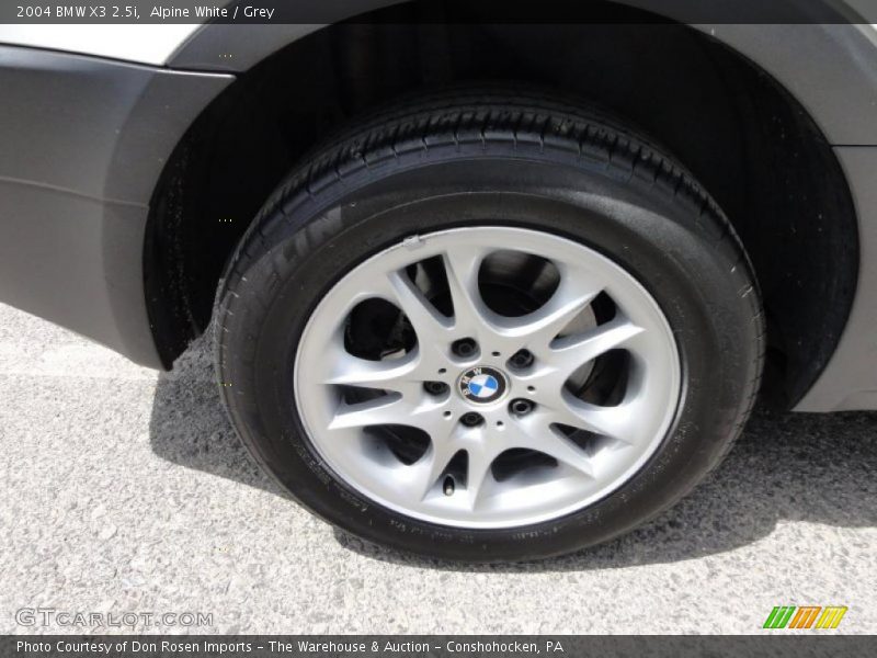Alpine White / Grey 2004 BMW X3 2.5i