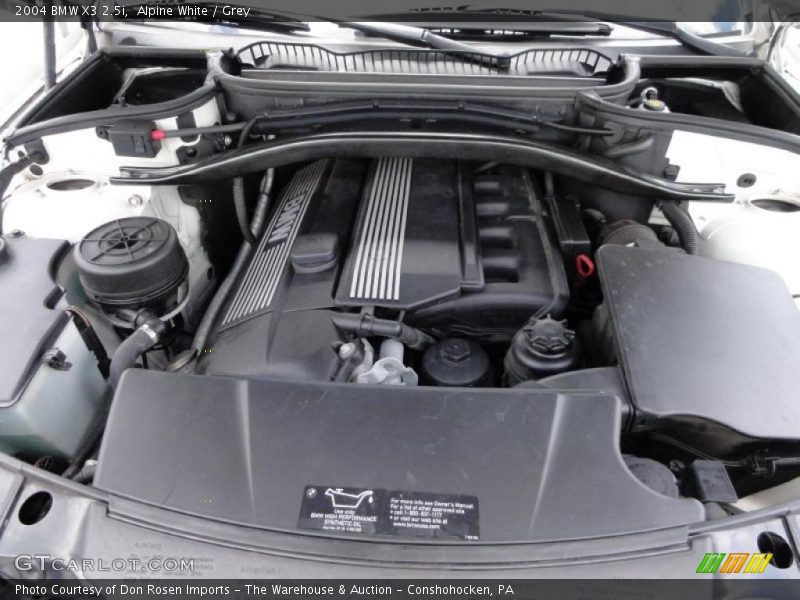 Alpine White / Grey 2004 BMW X3 2.5i