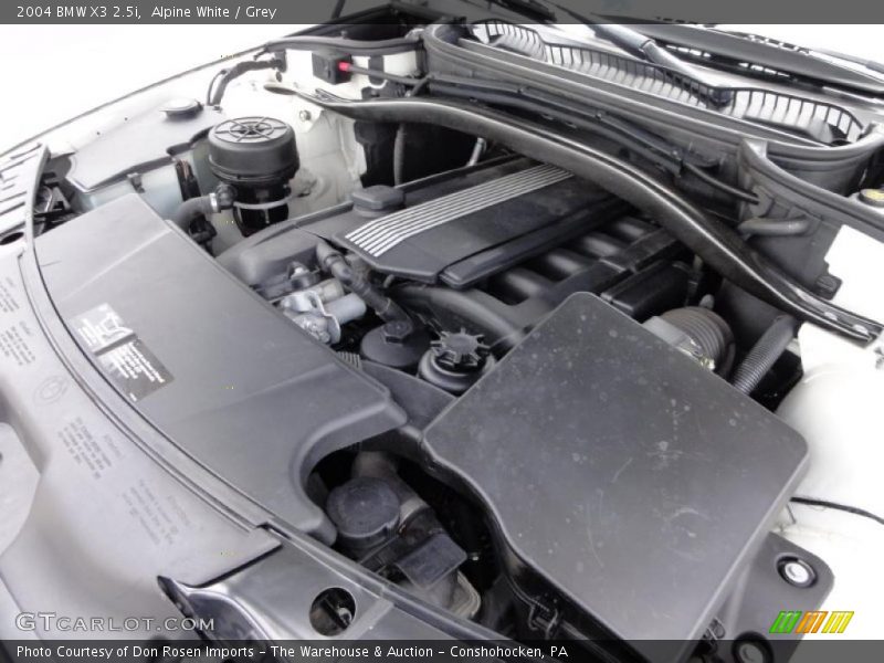 Alpine White / Grey 2004 BMW X3 2.5i