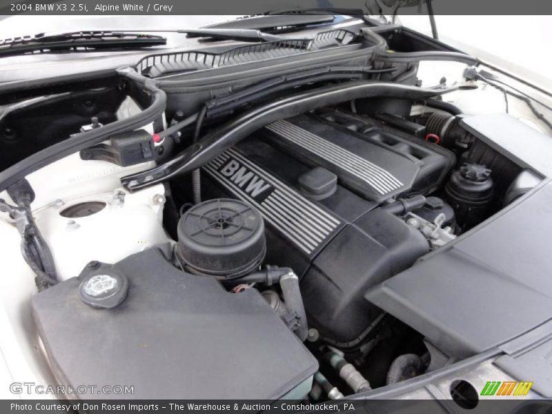 Alpine White / Grey 2004 BMW X3 2.5i