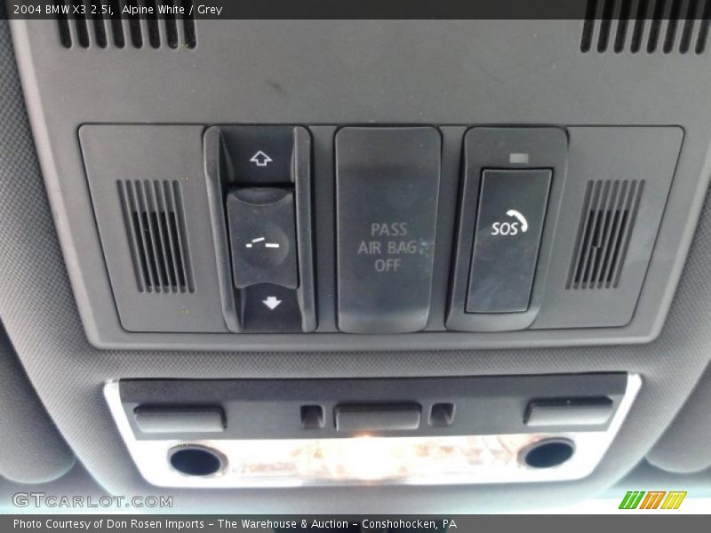 Alpine White / Grey 2004 BMW X3 2.5i