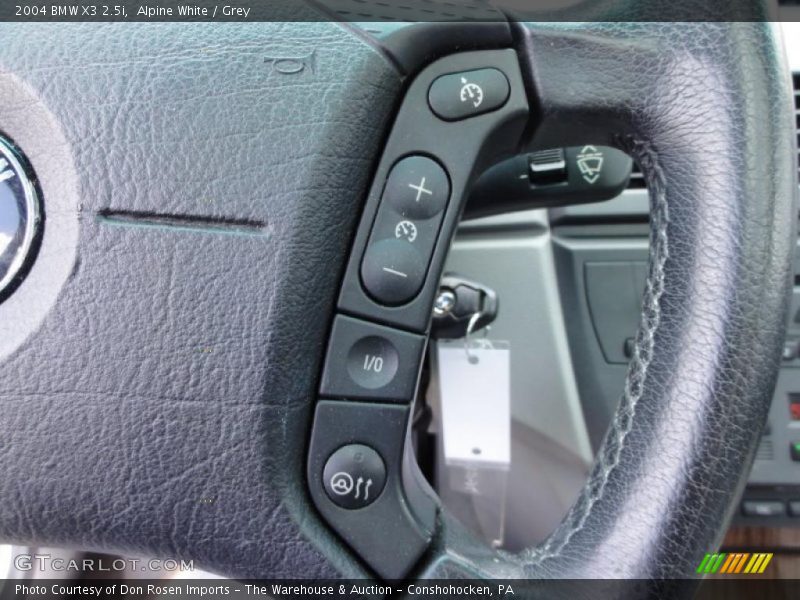Alpine White / Grey 2004 BMW X3 2.5i