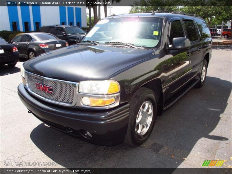 Carbon Metallic / Stone Gray 2003 GMC Yukon XL Denali AWD