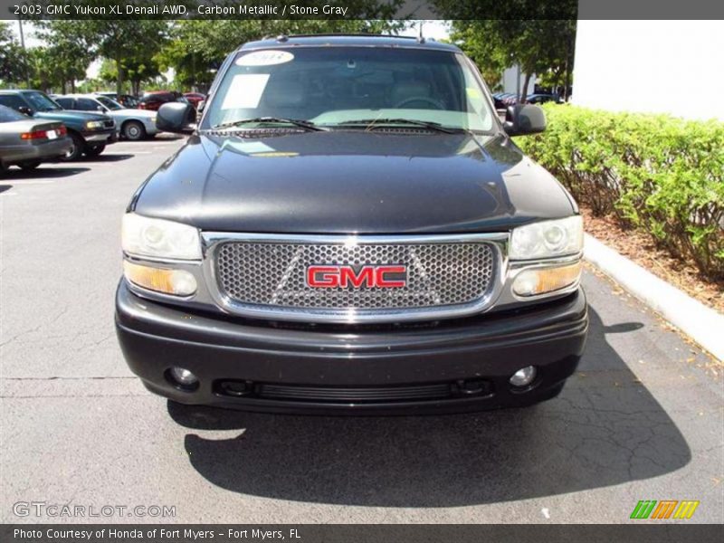 Carbon Metallic / Stone Gray 2003 GMC Yukon XL Denali AWD