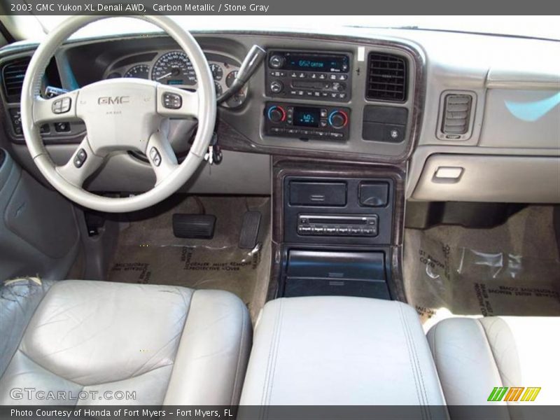 Carbon Metallic / Stone Gray 2003 GMC Yukon XL Denali AWD