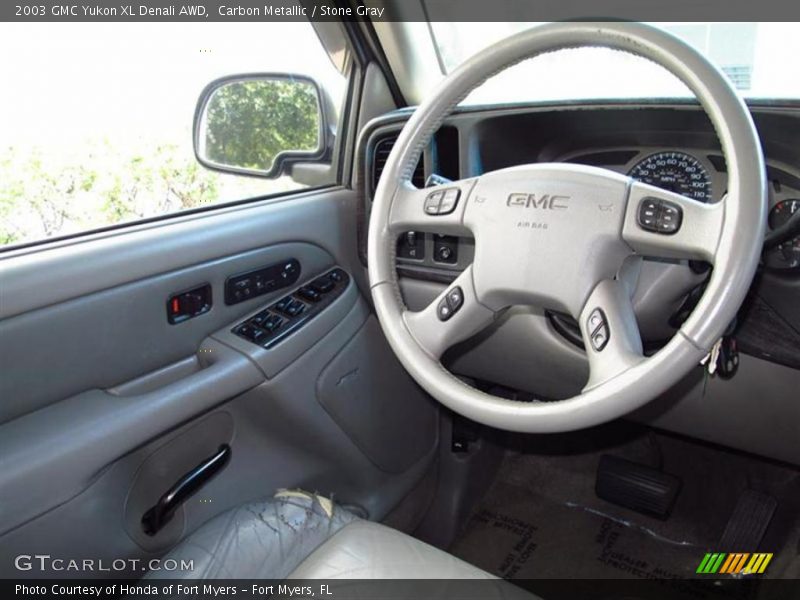 Carbon Metallic / Stone Gray 2003 GMC Yukon XL Denali AWD