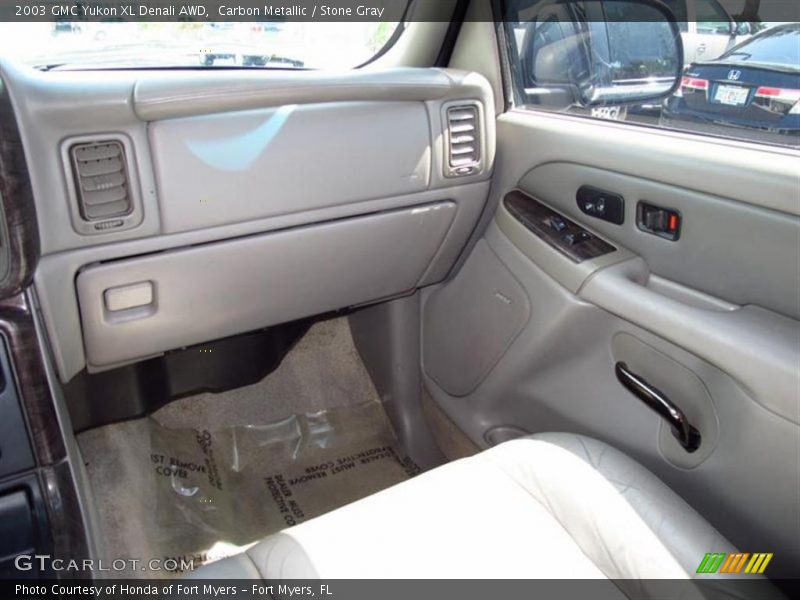 Carbon Metallic / Stone Gray 2003 GMC Yukon XL Denali AWD