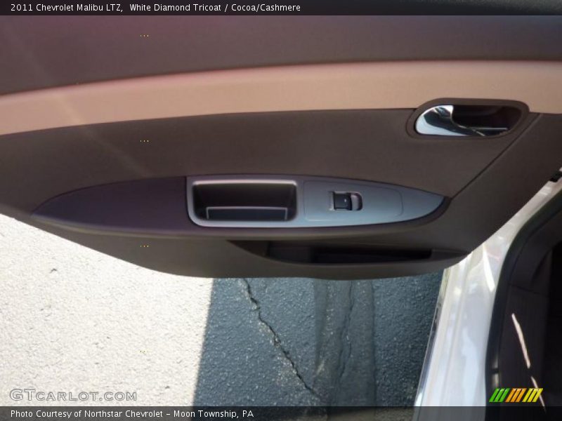 White Diamond Tricoat / Cocoa/Cashmere 2011 Chevrolet Malibu LTZ
