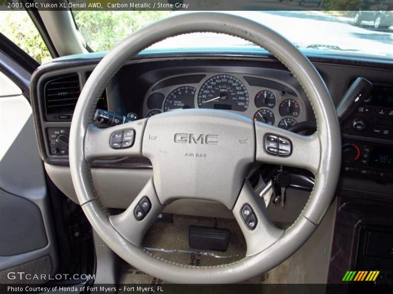 Carbon Metallic / Stone Gray 2003 GMC Yukon XL Denali AWD