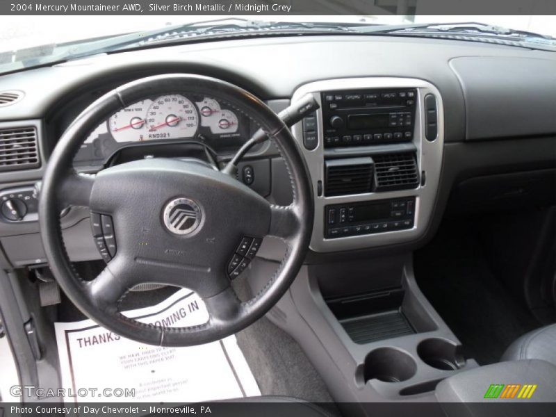 Silver Birch Metallic / Midnight Grey 2004 Mercury Mountaineer AWD