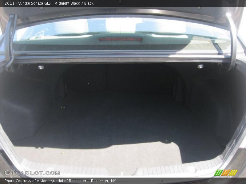 Midnight Black / Black 2011 Hyundai Sonata GLS