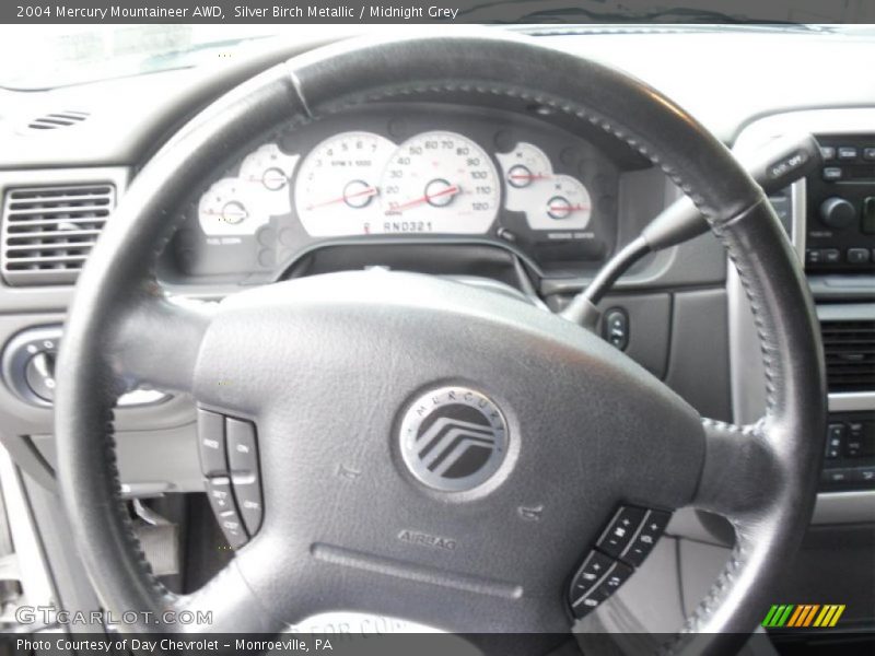 Silver Birch Metallic / Midnight Grey 2004 Mercury Mountaineer AWD