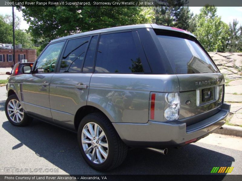 Stornoway Grey Metallic / Jet Black 2008 Land Rover Range Rover V8 Supercharged
