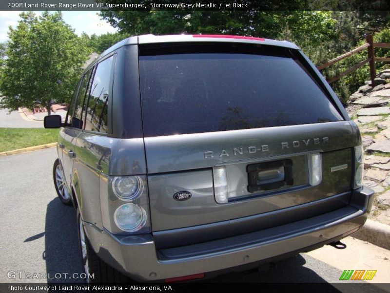 Stornoway Grey Metallic / Jet Black 2008 Land Rover Range Rover V8 Supercharged