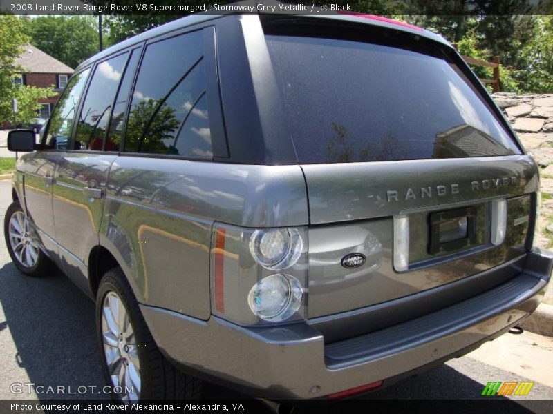 Stornoway Grey Metallic / Jet Black 2008 Land Rover Range Rover V8 Supercharged