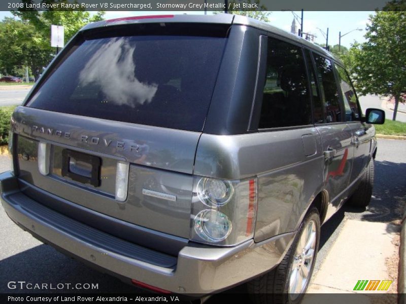 Stornoway Grey Metallic / Jet Black 2008 Land Rover Range Rover V8 Supercharged