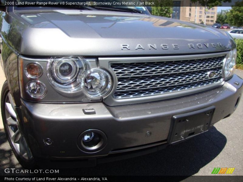 Stornoway Grey Metallic / Jet Black 2008 Land Rover Range Rover V8 Supercharged