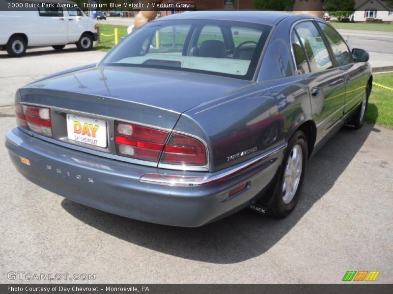 Titanium Blue Metallic / Medium Gray 2000 Buick Park Avenue