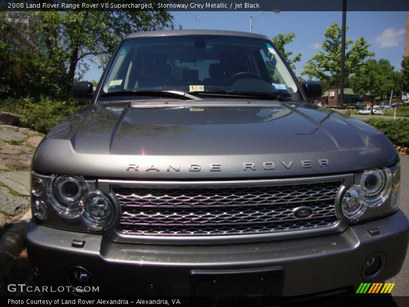 Stornoway Grey Metallic / Jet Black 2008 Land Rover Range Rover V8 Supercharged