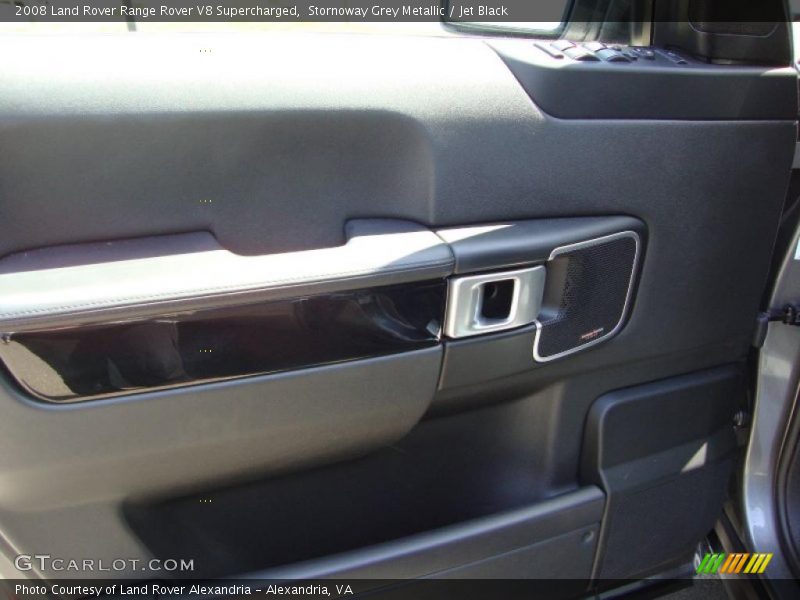 Stornoway Grey Metallic / Jet Black 2008 Land Rover Range Rover V8 Supercharged
