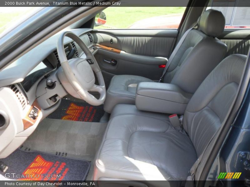 Titanium Blue Metallic / Medium Gray 2000 Buick Park Avenue