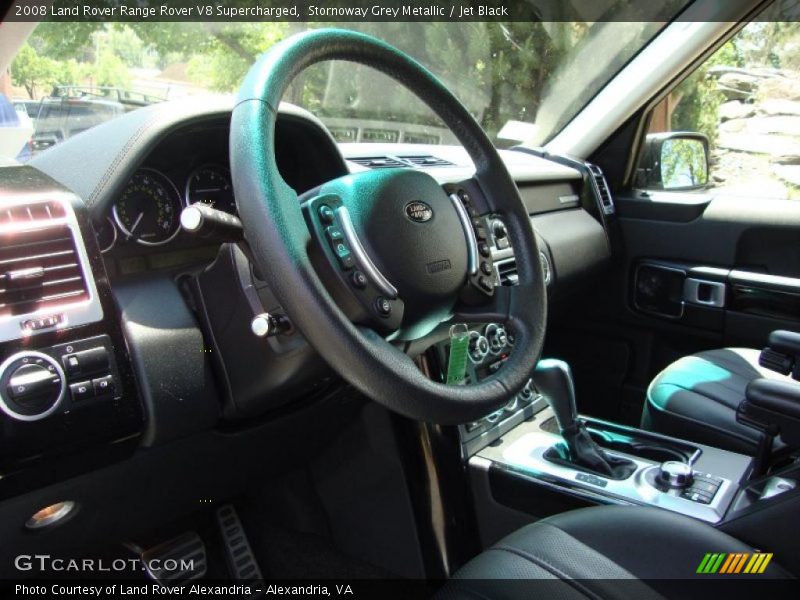 Stornoway Grey Metallic / Jet Black 2008 Land Rover Range Rover V8 Supercharged