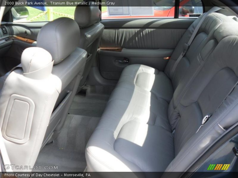 Titanium Blue Metallic / Medium Gray 2000 Buick Park Avenue
