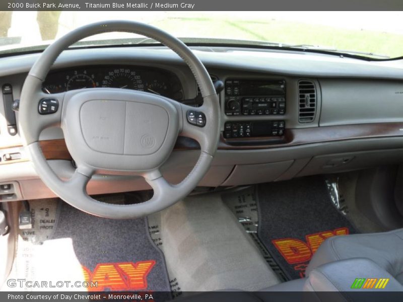 Titanium Blue Metallic / Medium Gray 2000 Buick Park Avenue