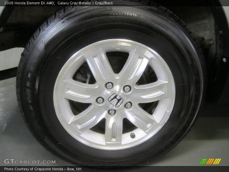 Galaxy Gray Metallic / Gray/Black 2008 Honda Element EX AWD