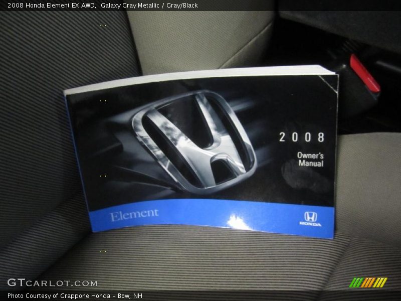 Galaxy Gray Metallic / Gray/Black 2008 Honda Element EX AWD