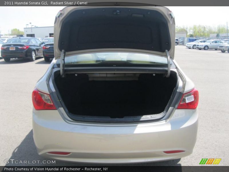 Radiant Silver / Camel 2011 Hyundai Sonata GLS